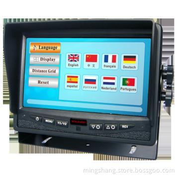 quad CCTV monitor with full touch screen like Ipad and 4 ch AV in